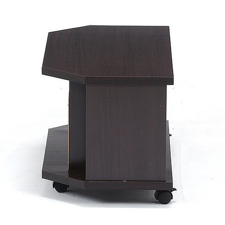 コーナーTVボード W785×D385×H390mm テレビ台 ローボード ブラウン