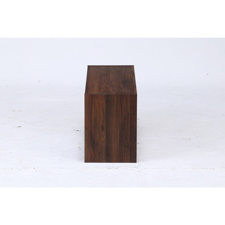 TVラック ミディアムブラウン 幅89×奥行29.5×高さ39cm プリント紙化粧パーティクルボード