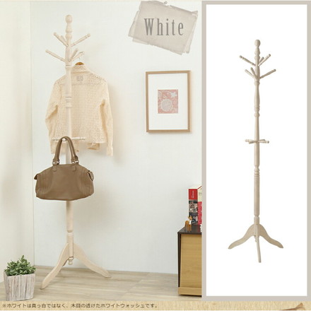 アンティークコートハンガー ダークブラウン