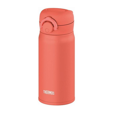THERMOS サーモス 真空断熱ケータイマグ 350ml JNR-353 C-OR コーラルオレンジ 外して洗える飲み口 ワンタッチ 丸洗いOK ステンレス魔法びん 軽量コンパクト スポーツ飲料OK
