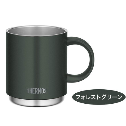 THERMOS サーモス 真空断熱マグカップ 350ml 食洗機対応 保温マグカップ フォレストグリーン