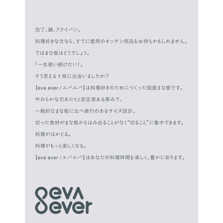 まな板 日本製 エバエバ Sサイズ 21cm×19cm eva ever ゴムまな板 カッティングボード EVA樹脂 漂白剤使用可能 家庭用 プロ仕様 耐久性 奥行 滑りにくい 厚い おしゃれ グレー ノボダ noboda