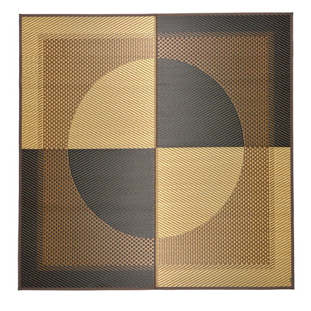 日本製 い草ラグ 月光 191×191cm 国産い草100% 吸湿 放湿 消臭 い草ラグ カーペット マット