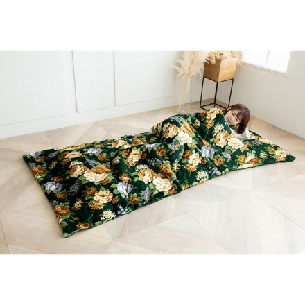 ごろ寝毛布布団 長座布団 幅120cm マイヤー毛布 洗える 丸洗いOK ごろ寝マット 120×190cm 昼寝 車内