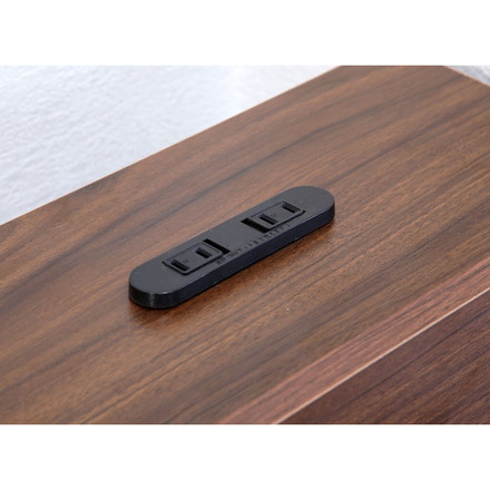 パイプベッド ベッドフレーム コンセント付 コンセント 木目調 スマホ充電 2口 2段階調節 高さ調節 宮付き 頑丈