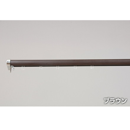 サイドユニットレール ブラインド シェード ロール インテリア サイドユニットレール 木目ミディアム（I0823）