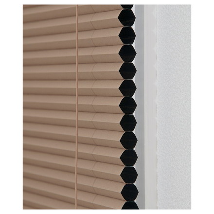 ハニカムプリーツブラインド遮光 40×135cm シェード ブラインド ロール インテリア 遮光ベージュ（L6400）