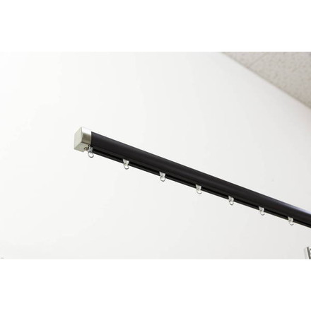 カーテンレール 機能レール 2m シングル 光漏れ防止 静穏 オフホワイト（I0840）