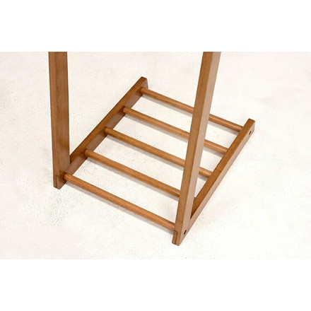 萩原 ハンガーラック VR-7214LBR 幅30cm シンプル