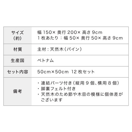パレットベッド ダブル 天然木パイン 簡単 組み替え 12枚セット 分割式 すのこベッド 耐荷重350kg ローベッド