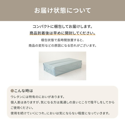 日本製 お試し4cmマットレス シングル 4つ折り 軽量 ウレタンマットレス 来客用 コンパクト マット 敷布団 アイボリー[350115010]