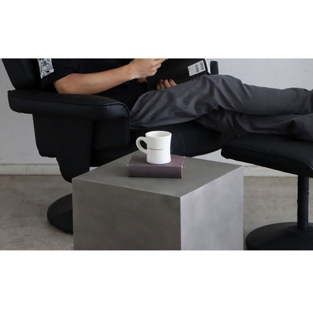 キューブテーブル レイジー UP ST 東馬 キューブ家具 グレー サイドテーブル 展示什器