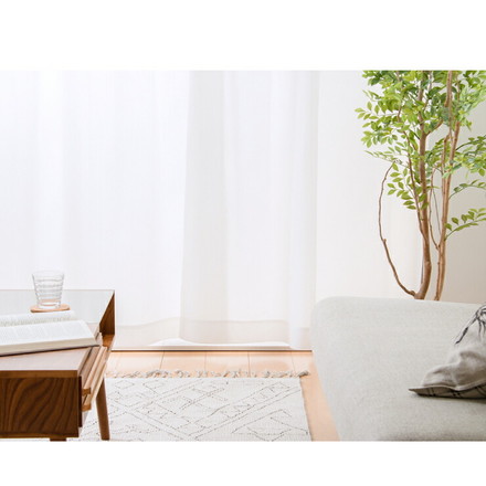 防カビレースカーテン 2枚組 幅100 幅150 防カビ 結露防止 幅150cm×丈198cm