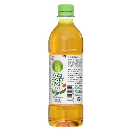 お茶 緑茶 ペットボトル 500ml 緑 アイリスオーヤマ アイリスのお茶 まとめ買い 箱買い ケース うまみ すっきり 日本茶 アイリスフーズ りょく 茶葉 茶 おちゃ 飲みやすい