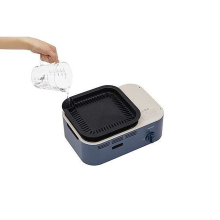 減煙焼肉マルチカセットコンロ IGC-GYNT1-A アッシュネイビーアイリスオーヤマ
