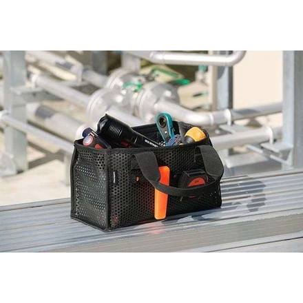 メッシュツールバッグ ボックスタイプ TLB-B27 ブラックアイリスオーヤマ