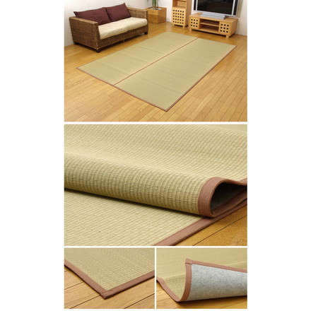 無染土 い草上敷 『DX素肌美人』 江戸間8畳（約352×352cm）（裏:不織布張り）