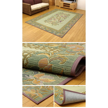 い草花ござ 『DXエクセレント』 江戸間3畳（約174×261cm） （裏:不織布）