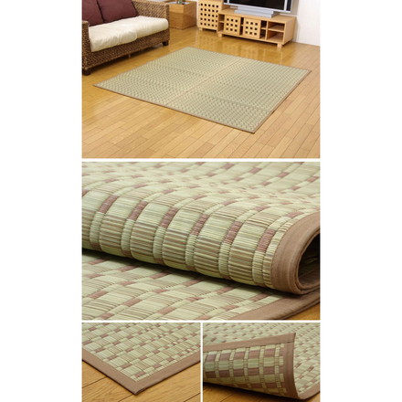 純国産 掛川織 い草カーペット 『奥丹後』 江戸間10畳（約435×352cm）