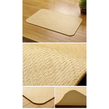 インドネシア産 籐あじろ織りマット 『宝麗』 80×150cm