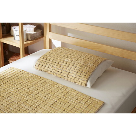 天然素材 竹から出来た敷パッド 82×150cm セミシングル用 寝具 寝具カバー・シーツ・マット 敷きパッド
