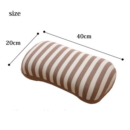 クッション 低反発 腰当 マイクロファイバー 無地 エルマー ブラウン 約40×20cm