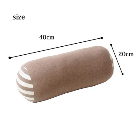 クッション フロア マイクロファイバー 無地 エルマー ネイビー 約20R×40cm