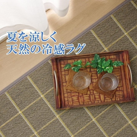 ラグ カーペット バンブー 竹 シンプル 『DXステラ』 ブラック 約180×240cm ステラ