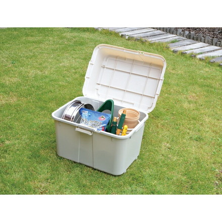 日本製 国産 プラスチック 収納 ボックス ベランダ 物置 屋外 スペースボックス ベランダコンテナ キャスター付き 620cm