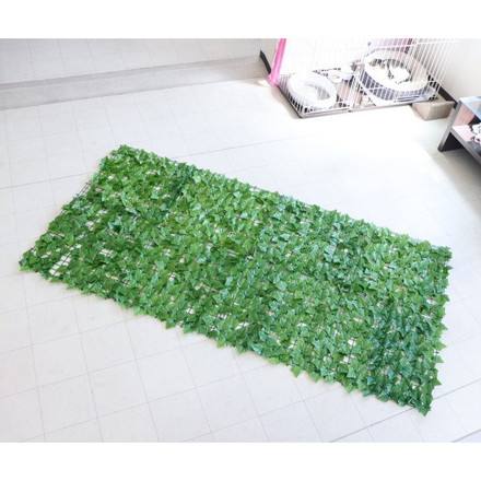 リーフカーテン 1×2m 目隠し 通気性抜群 エコ 省エネ フェイクリーフ フェイクカーテン ベランダ コテージ