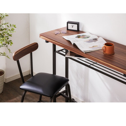 ダイニングチェア 2脚セット カウンターチェア カウンタチェア カウンター 木目調 チェア 椅子 同色セット ヴィンテージ ダイニング椅子