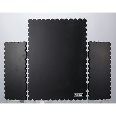 鏡 三面鏡 卓上 卓上鏡 ミラー クロシオ ミラー 化粧鏡