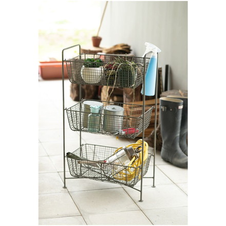 メッシュ3段バスケット ワゴン バスケット 3段 ランドリーラック 洗濯かご 洗濯カゴ 洗濯物入れ 洗濯物カゴ