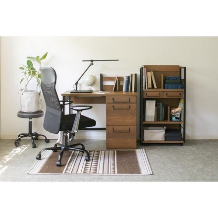 ハイバック メッシュチェア オフィスチェア 肘置き 肘あり シンプル ロッキング ランバーサポート 会社