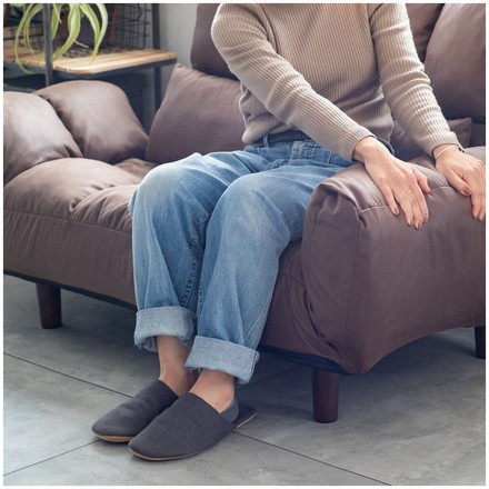 カウチソファー ファクトIIIレザーファブリック BR ソファ ソファー 2人掛け コンパクト リクライニング