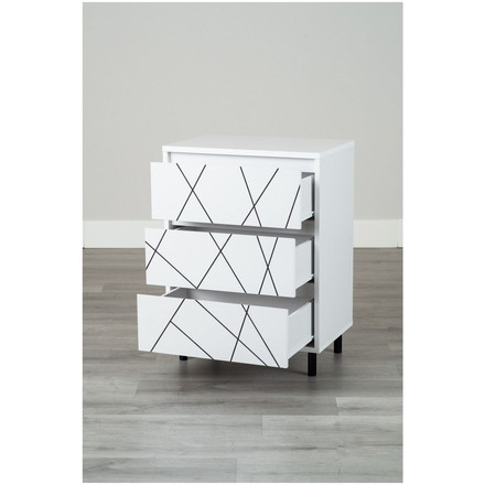 59チェスト カトレア WH タンス チェスト 洋服 収納 洋服タンス リビングチェスト たんす