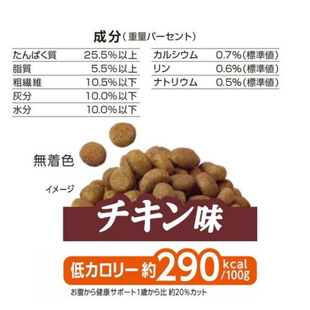 ペットライン メディコート 満腹感ダイエット 1歳から チキン味 2.5kg