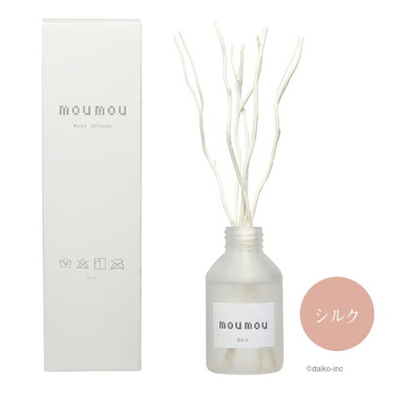 moumou リード ディフューザー 100ml シルク