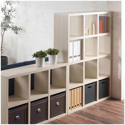 フナモコ フリーダム 縦横 両面 シェルフ ホワイトウッド 木目 ホワイト 書棚 飾り棚 書庫 間仕切り ギャラリー