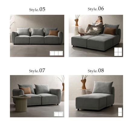 ユニットソファ Palu パル アームレスソファ ソファ 組み合わせソファ 組み合わせ リラックス ゆとり座面