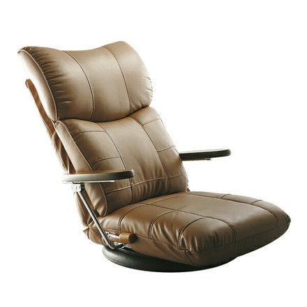 木肘スーパーソフトレザー座椅子 YS-1364 座椅子 ブラック