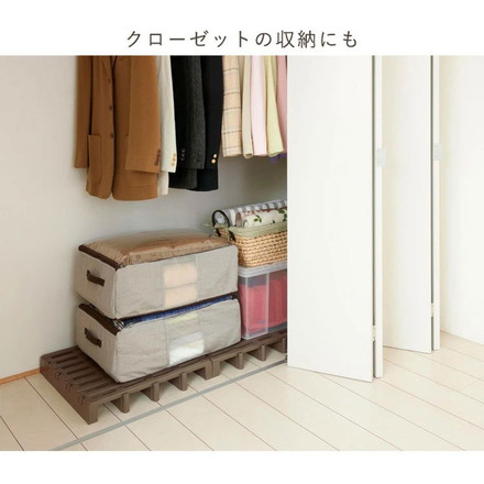 ジョイントすのこ 10個セット すのこベッド 日本製 プラスチック すのこ シングル 湿気 対策 除湿 高床 防カビ