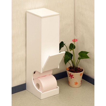 オスマック ロールペーパーラック スリム 収納 トイレ収納 トイレットペーパーラック 幅16cm 奥行16cm