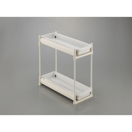 伸晃 キッチン収納シンク下スライドラック2段 スリム SS-304