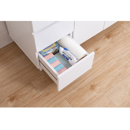 WHITE LIV 幅30 奥行40 高さ80 チェスト 4段 30cm ホワイト フレンチシャビー 収納家具