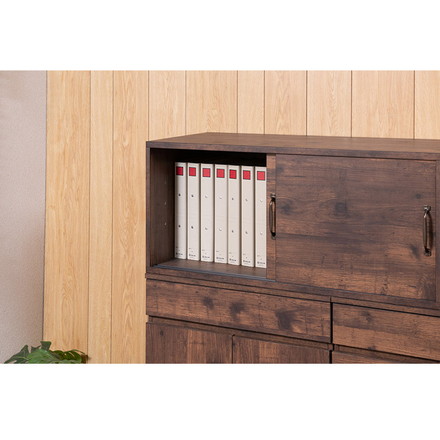 ARIZONA 幅90 奥行40 高さ40.5 ローボード ブラウン 上置き用 西海岸ヴィンテージ テレビボード