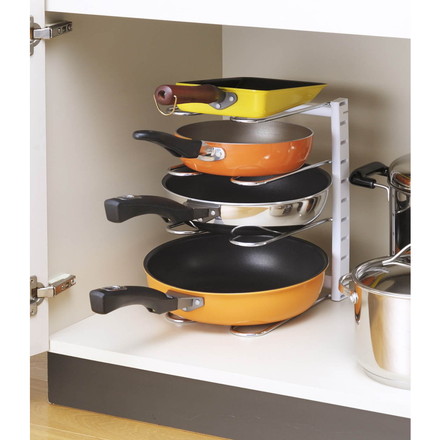 オークス 日本製 たてよこ収納フライパンラック KD1 キッチン 収納棚 省スペース おしゃれ