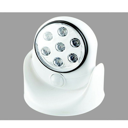 セーブ・インダストリー 7LED マルチセンサーライト 電池式 防水規格IPX4 センサーライト 防犯ライト