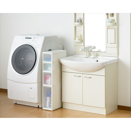 【日本製】 リセスリムストッカー Ｓ2Ｍ1Ｌ1段タイプ 2個組