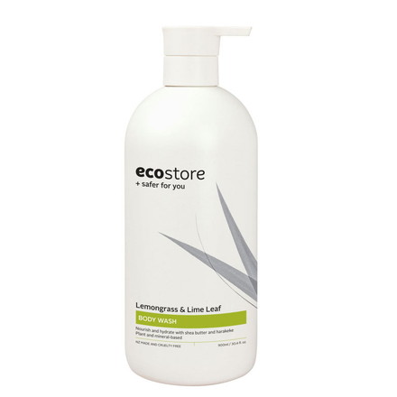 ecostore ボディウォッシュ レモングラス&ライムリーフ 900mL エコストア ボディウォッシュ ポンプタイプ 自然 爽やか